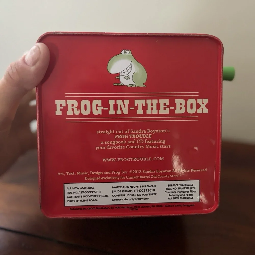 WORKING FROG-IN-THE-BOX ‎ - Jack-In-The-Box 2013 Boynton Frog Trouble